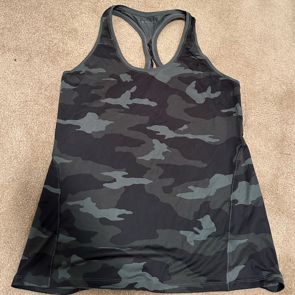 Athleta workout camo tank top